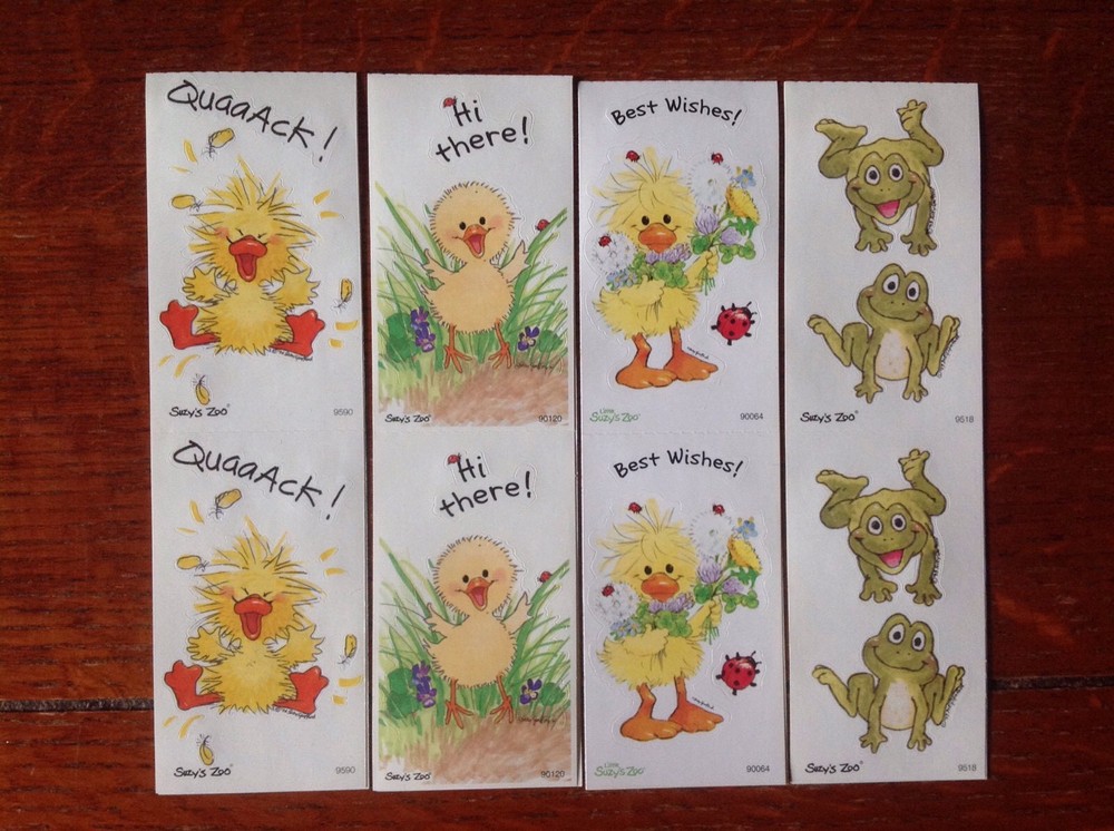 Suzy’s Zoo stickers: 16 modules Little Suzy and Frogs
