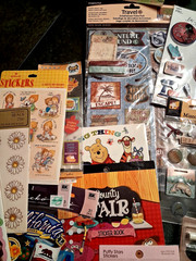 STICKERS, STICKERS, 36 new packages of stickers. – Good deal.