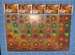 Glitter Autum Leaf/Acorn Stickers, Oriental Trading5 Sheets – 55 Total Stickers
