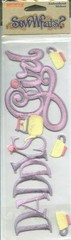 Daddy’s Girl Daughter Father Tea Party Sticko Sew Whats Embroidery Title Sticker