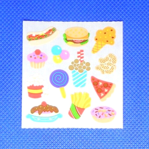 Vintage Sandylion Carnival Fair Foods Sticker Mod