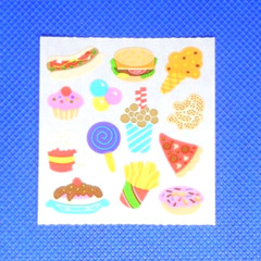 Vintage Sandylion Carnival Fair Foods Sticker Mod