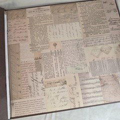 Recollections Scrapbook Album 12×12 Adventure Awaits Travel Map Print NEW