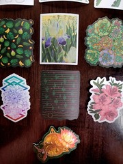 STICKERS x 10 Succulents Fern Plants Flowers Lily’s Mango Orchid Cactus Pl8