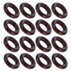 50Pcs Wooden Craft Connectors Coffee Color for Jewelry Making