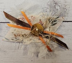 Handmade Junk Journal Embellishments Scrapbook Clusters Set Of 6