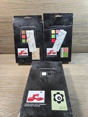 DCWV Chipboard Mat Stack 18 Sheets 4.5 X 6.5NEW Lot Of 3 Neutrals, B&W, Brights