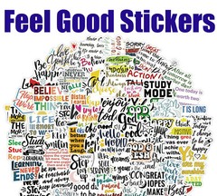 98 Pcs Inspirational Words Stickers Motivational Inspiring Sticker Kids Girls