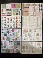 Creative Sticker Lot Scrapbooking Planner Agenda 52 Tim Holz 80+ Pages Sheets