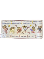 Vintage Large Roll of Bear & Mouse Ballet Dancers Stickers