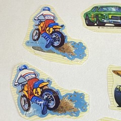 Vintage Sticker Lot 1983 1984 Hallmark Race Car Used – Scrapbooking