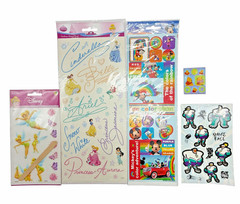 Sandylion Disney Stickers Rub Ons Mighty Ducks Princess Pooh Mickey Tinkerbelle