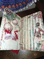Shabby Christmas Junk Journal Scrapbook Usa Seller