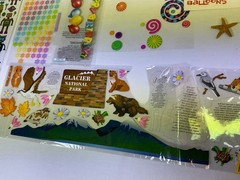 Mixed Lot of Scrapbooking Stickers, Open Packages, Partially Used, Many Brands