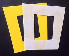 Retro Frame Die-Cut(6pcs) Approx.(Outer)4″ x 4-1/4″(Inside)2″x 2-1/2″ Acid-Free
