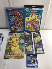 disney Nickelodeon ￼scrapbooking stickers lot Of 44 Packs Over 3500 Individual ￼