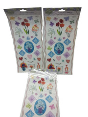 Flowers, Butterflies, Hearts C. R. GIBSON NEW Card Stock Stickers Lot of 3