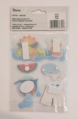 Summer Vacation Beach Pool Swimming Scrapbooking Stickers By Darice