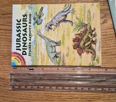 Dover Little Activity Sticker Books Dinosaurs Whales & Dolphins Lot SOME MISSING