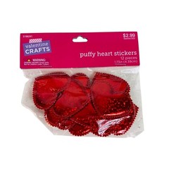 Valentine Craft Supplies Lot Sticker Gemstone Heart Letters Scrapbooking DIY