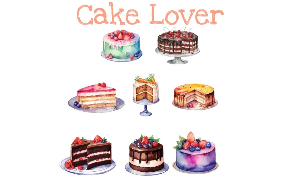 Cake Lovers Stickers Usa Seller
