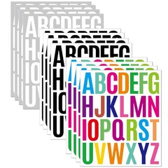12 Sheets Letter Sticker, 312 PCS Alphabet Stickers Waterproof Alphabet, 2 in…