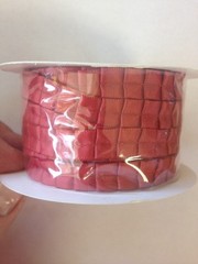 «RIDING HOOD RED» Stampin’Up! RETIRED 3/8″ Satin Pleated Ribbon 5 Yards each