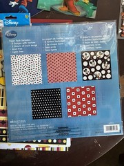 Vintage DISNEY EPCOT Mickey Mouse Minnie Lot Approx 110 + Scrapbook Sheets 12×12