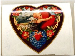 Gifted Line Victorian Heart Stickers – 5 designs – Priced 2 stickers / Design