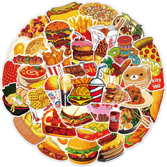 Matcha Vanilla Cake Stickers Pack, 50Pcs Vinyl Waterproof Decals