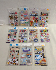 Recollections 118 Pkgs Stickers Scrapbook Sport & Activity Theme Wholesale – NEW