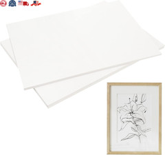 50 Pack 8.5 X 11 Inches White Chipboard Sheets,40 Pt White Chipboard, Medium Wei
