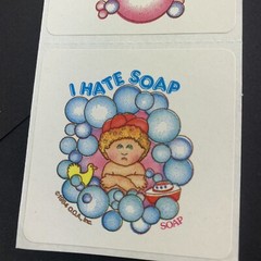 Vtg 80s Stickers Scratch Sniff Toymaker Cabbage Patch Kids Soap