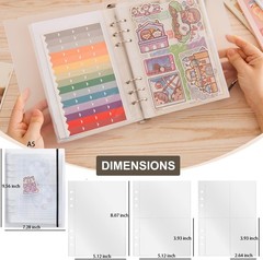 1pcs A5 Sticker storage Album,sticker organization Collecting Book Binder sle…