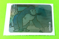 Vintage Trend Gorilla Holographic 3D Sticker *RARE* 1 1/4″ x 7/8″