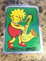 (6) Vintage 80’s/90’s Simpsons Prism Vending Machine Stickers The Simpsons