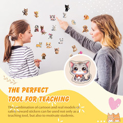 405 PCS Cute Cat Sticker, 20 Sheets Scrapbook Stickers, Kawaii Stickers for Scra
