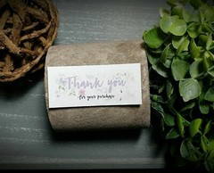 Matching Thank you Stickers labels 100 count match with Polymailers