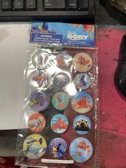 Disney Pixar Finding Dory Confetti Shaker Globes Stickers