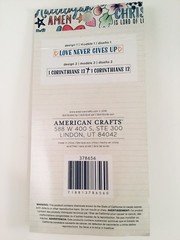 Bible Journaling Deco Pen, Washi, Rub on Pen & Refill Tape «Never Gives Up»
