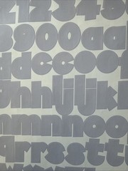 LARGE LIGHT GRAPE 1-1/4”Chunky Shadow Alphabet Stickers(114pc)Making Memories•