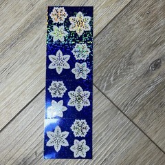 Mrs. Grossman’s Stickers Winter Hologram White Snowflakes