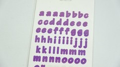 Colorbok Memory Craft 7/16″ Grape 15041 Scrapbook Letter Number Stickers