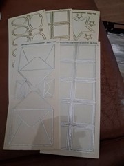 5X STICKERS SCRAPBOOKING NEW (ST1483) MIX TRANSPARENT