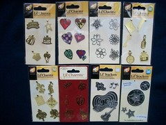Lot of 8 pkgs ATD American Traditional Designs LIL’ CHARMS Embellishments Misc