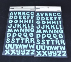 Alphabet Number Stickers & Embellishments Mixed Lot 12 Packs NEW UNUSED