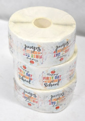 Lot of 3 Packs Whaline 1000 Piece back To School Stickers Happy First Day