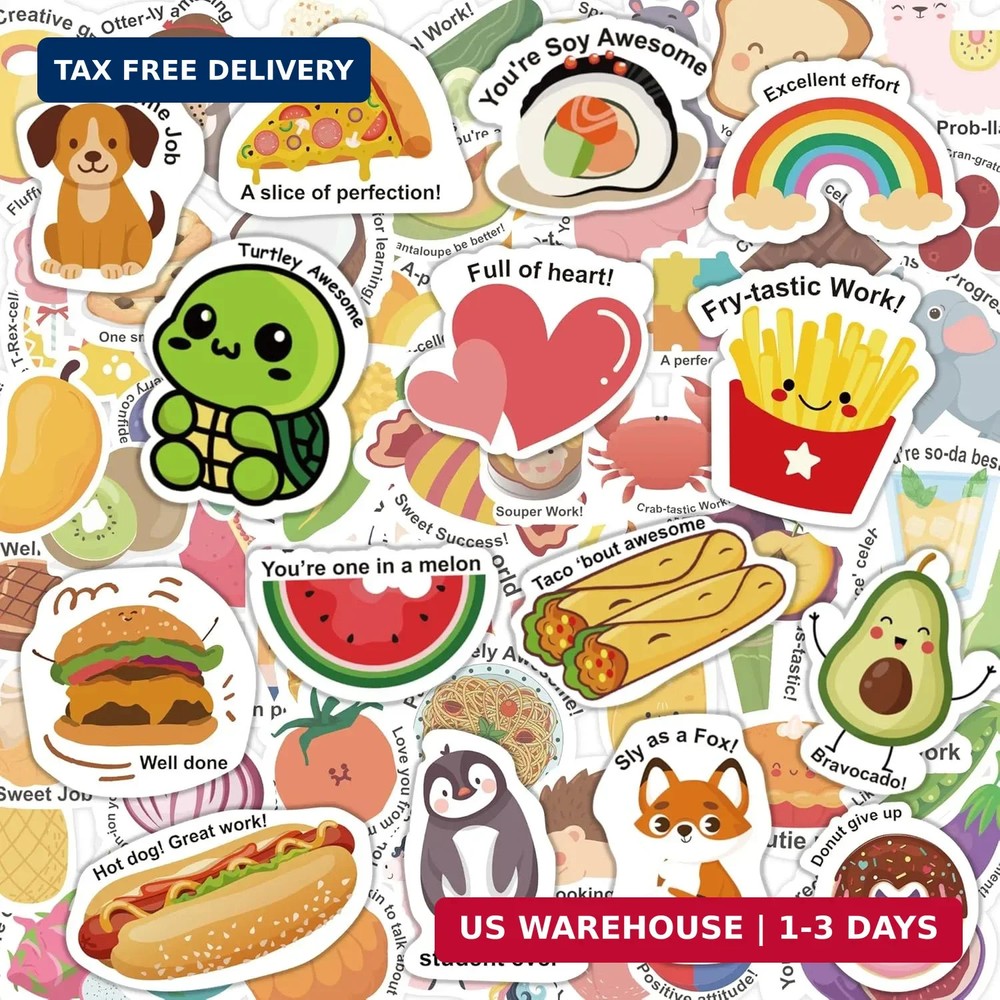 OHOME Back to School Supplies – 120 PCS Teacher Motivational Stickers for Kids S