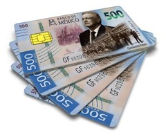 AMLO Credit Card Skin Cover Vinyl Stickers (4 Pack) Mexican PRESIDENT 500 Pesos