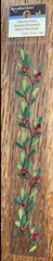 RECOLLECTIONS Christmas Garland W/ Holly Berries Borders 10” Holiday 3D STICKERS